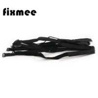 10pcs Magic Tape Self Adhesive Reusable Cable Ties Nylon Wire Hook Loop Fastener Strap Cord Ties Harness Cable PC TV Organizer