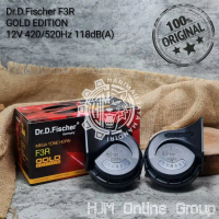 PROMO - KLAKSON KEONG DR D FISCHER GERMANY MEGA TONE HORN F3R GOLD EDITION 12V Kuning Merah