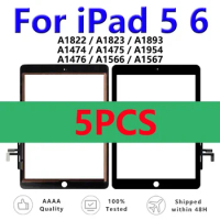 Touch Screen For Apple iPad 5 6 5th 6th A1822 A1893 iPad 9.7 2017 2018 iPad Air 1 2 A1474 A1566 Digitizer Front Glass Display