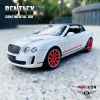 MSZ 1:24 Bentley Continental Supersports ISR Kids Toy Car Die Casting And Toy Car Sound And Light Boy Car Gift Alloy Car Model