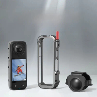 Bingkai Penyesuai Insta360 X4, Serasi dengan Batu Bayangan, Kamera Tindakan Panoramik 360, Aksesori