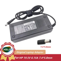 For HP Pavilion All in One Desktop PC HSTNN-LA25 Original Laptop AC Adapter Power Charger 19.5V 6.15A 120W 7.4*5.0mm 730982-002