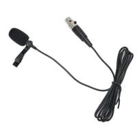 3.5mm Professional Lavalier Microphone 3 Pin For AKG 4 Pin XLR Connector For Wireless System Black Lavalier Lapel Microphone