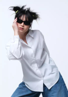 FOD Kemeja Wanita Chikazu Offwhite