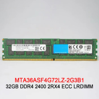 For MT RAM MTA36ASF4G72LZ-2G3B1 32GB 32G DDR4 2400 PC4-2400 2RX4 ECC LRDIMM