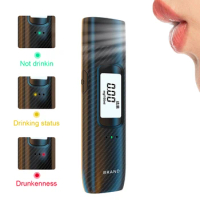 Digital Alcohol Tester High Sensitivity Professional Breath Alcohol Tester Handheld Digital Breathalyzer Electronic Breathalyzer