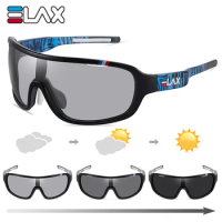 ELAX Polarized Photochromic UV400 Outdoor Road Cycling Eyewear MTB Sports Sunglasses Men Women Bike Bicycle Glasses