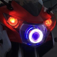Suzuki GSXR1000 GSXR 1000 09-16 K9 L1 L3 L5 L6 motorcycle headlight assembly LED front head light lamp bulb angel demon eye DRL