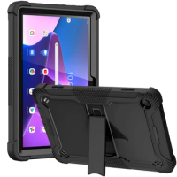 Armor Stand Case For Lenovo Tab M10 HD 2nd Gen X306F X606X M10 3rd Gen 2022 10.1 TB-328FU Cover Tablet For Tab M10 Plus 3rd Gen