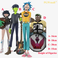 Factory Outlet Gorillaz Collectible Figures Rock Band Resin Ornaments Home Decoration Accessories for Living Room Display