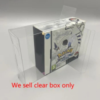Transparent PET Collection Storage Case Display box For Pokemon Heart Gold and Soul Silver EU version protection box