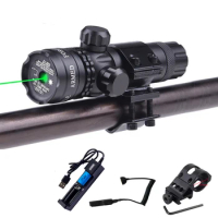 Green Laser Pointer High Power Sight Powerful Tactical Outdoor Sight Rifle Sight with Rail Pikani Hunting Laser Pointer AR15