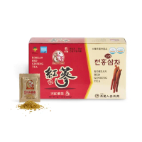 【振興高麗人蔘】高麗天紅蔘茶100入禮盒*2入組(哈囉高麗蔘茶-咖啡因掰掰-)