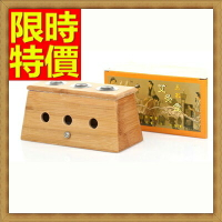 艾草針灸盒艾灸器具-竹製三孔艾灸盒祛寒溫灸盒多功能65j3【獨家進口】【米蘭精品】