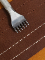 手工皮具DIY工具皮革打孔菱斬改精磨橄欖斬手縫線專用打孔斬
