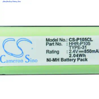 Cameron Sino 850mAh Battery for Panasonic KX-242,KX-2420,KX-2420,KX-2422,KX-243,KX-2431,KX-2432,KX-246,KX-2621,KX-2622,KX-2632