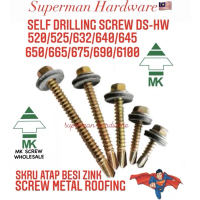 [New Popularity] 3/4\->4\" MK SELF DRILLING SCREW DS-HW SCREW AWNING METAL DECK SKRU ATAP BUMBUNG BE