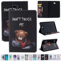 For Samsung Galaxy Tab A 10.1 (2016) T580 T585 P580 P585 P585Y Samsung Tab A 10.1 2016 Cover Leather Soft Silicone Phablet Case