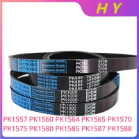 PK multi-groove belt belt 3/4/5/6/7/8/9/10/12Ribs PK1557 PK1560 PK1564 PK1565 PK1570 PK1575 PK1580 PK1585 PK1587 PK1588