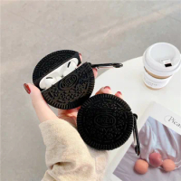 3D Cookies Oreo Cute Headphone Case for Airpods Pro Case Cover Wireless Bluetooth Earphone Cover for Airpods 1 2 Pro Case Funda