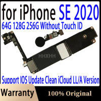 Motherboard For iPhone SE 2020 Unlocked Motherboard 64gb Mainboard With system 256gb Logic Board 128gb Full Function replace
