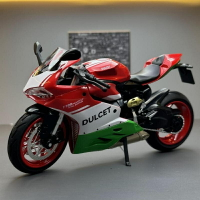 摩托車模型 1：12 杜卡迪 Ducati 1199 Panigale S 機車模型 滑行 聲光遙控車車 合金車 擺設