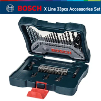 BOSCH 33pcs X-Line Drill Driver Bit &amp; Screwdriver Bit Set Metal Masonry Wood Drill Bit Screwdriver Head Mixed Combination
