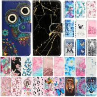 For Samsung S23 FE SM-S711B Case Fashion Cartoon Leather Flip Wallet Cases on For Samsung Galaxy S23 FE S23 Ultra S23 Plus Cover