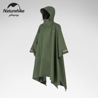 Naturehike挪客釣魚服透氣斗篷雨披戶外徒步防水透氣成人男女雨衣