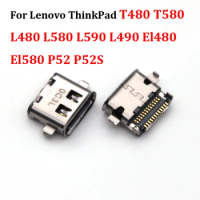 1Pc USB Charger Charging Dock Port Connector Plug Type C For Lenovo ThinkPad T480 T580 L480 L580 L590 L490 El480 El580 P52 P52S