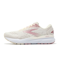 Brooks 慢跑鞋 Ghost 16 女鞋 米白 粉 緩衝 氮氣中底 透氣 運動鞋 1204071B136