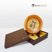 Batik Keris Piring Stand Kayu Arjuna Larasati