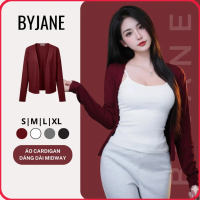 ✩(MỞ BÁN) Áo khoác Cardigan dáng vừa midway thanh lịch BYJANE - 922❁COD VN