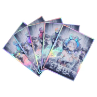 60PC Protector Anime Holographic Cards Sleeves Lovely Labrynth of the Silver Castle Foil Card Shield