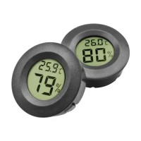 -50~ +70°C Mini LCD Digital Thermometer Hygrometer Freezer Fridge Tester Temperature Tester Sensor Humidity Meter Detector