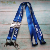 10 PCS A320 NEO Lanyard AIRBUS Lanyards Neck Strap Chaveiro Key Chain Blue llavero Keychain for ID Card Holder Christmas Gift