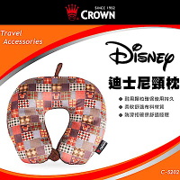 CROWN 皇冠 旅行紓壓頸枕 飛機枕 軟骨頭 迪士尼