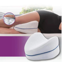 Memory Foam Cotton Leg Pillow Back Hip Body Joint Pain Relief Pillow Thigh Leg Orthopedic Memory Foam Cotton Leg Pillow