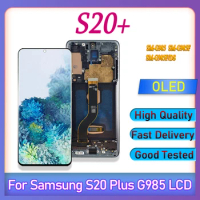 6.7" OLED For Samsung S20 Plus S20Plus LCD Display For Samsung S20+ G985F/DS G986B Display LCD Touch Screen With Frame