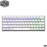 酷碼Cooler Master SK622 藍芽矮軸RGB英文機械式鍵盤(茶軸/太空銀)