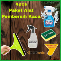 Cling  Cairan Pembersih Kaca Wiper Alat Pembersih Kaca Obat Pembersih Kerak Jamur Kaca Paket Alat Pe