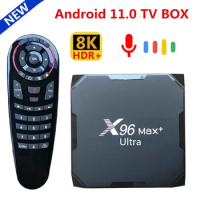 X96 MAX Plus Android 11.0 TV BOX Amlogic S905X4 Quad Core 4GB 64GB 32GB Dual Wifi H.265 8K X96 Max Plus Ultra Smart Media Player