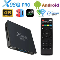 X96Q Pro tv box 2023 android 10.0 allwinner H313 quad core 2.4G WIFi HDR10 4K 8GB 128GB media player H.265 iptv Home Theater