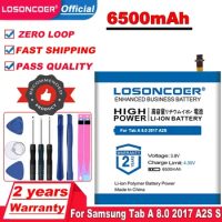 6500mAh Battery For Samsung Galaxy Tab A 8.0 2017 A2S SM-T360 SM-T365 SM-T375S T377 T380 T385 EB-BT367ABA EB-BT367ABE