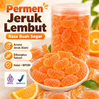 [HALAL] Permen lunak jeruk jadul, permen karet rasa buah, permen lunak jus, permen QQ rasa irisan je