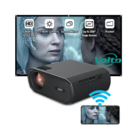 Voltoportable mini projectors led micro proyector 1080p 4k supported 5g wifi bluetooth stereo projec