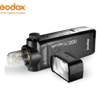Godox AD200 200Ws GN60 High Speed Sync Pocket Flash + Godox X2T-C/N/S/F/O Transmitter for Canon Nikon Sony Fuji Olympus Camera