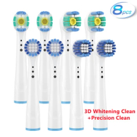 Brush Head nozzles for Braun Oral B Replacement Toothbrush Head Sensitive Clean Sensi Ultrathin Gum Care Brush Head for oralb