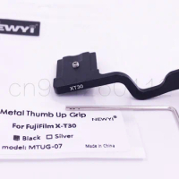 Mini Lightweight Camera Hand Thumb Up Grip Plate Black for Fuji XT30 XT-30 Camera