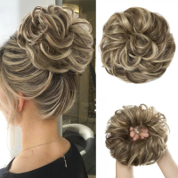 Búi Tóc Giả Tổng Hợp, Phụ Kiện Tóc Nữ, Scrunchies, Lụa Lì Bồng Bềnh Búi Tóc, Búi Tóc Tóc, Phụ Kiện T